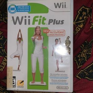 Wii fit and Wii fit plus.